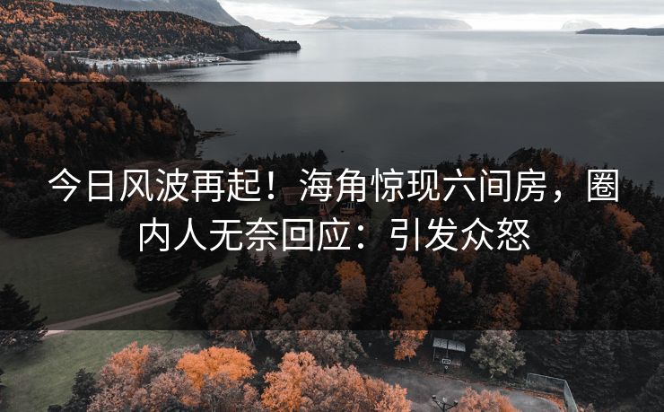今日风波再起！海角惊现六间房，圈内人无奈回应：引发众怒